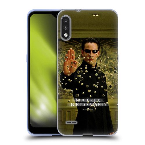 The Matrix Reloaded Key Art Neo 3 Soft Gel Case for LG K22