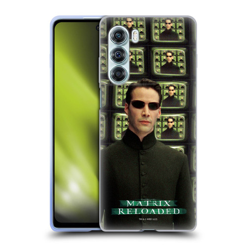 The Matrix Reloaded Key Art Neo 2 Soft Gel Case for Motorola Edge S30 / Moto G200 5G