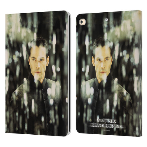 The Matrix Revolutions Key Art Neo 1 Leather Book Wallet Case Cover For Apple iPad 9.7 2017 / iPad 9.7 2018