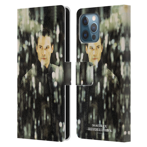 The Matrix Revolutions Key Art Neo 1 Leather Book Wallet Case Cover For Apple iPhone 12 Pro Max