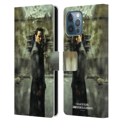The Matrix Revolutions Key Art Neo 2 Leather Book Wallet Case Cover For Apple iPhone 12 Pro Max