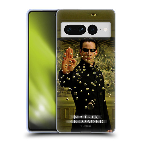 The Matrix Reloaded Key Art Neo 3 Soft Gel Case for Google Pixel 7 Pro
