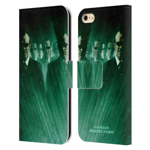 The Matrix Revolutions Key Art Smiths Leather Book Wallet Case Cover For Apple iPhone 6 / iPhone 6s