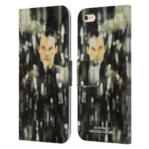 The Matrix Revolutions Key Art Neo 1 Leather Book Wallet Case Cover For Apple iPhone 6 Plus / iPhone 6s Plus