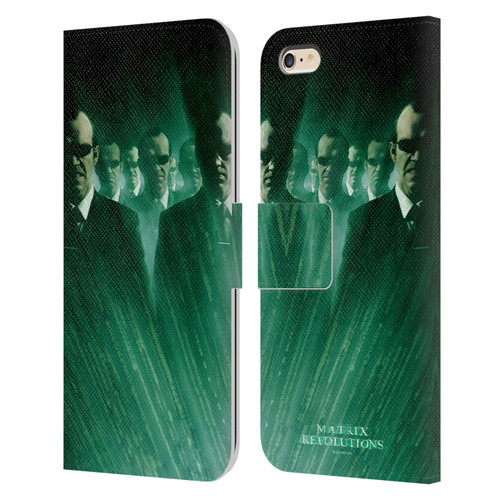 The Matrix Revolutions Key Art Smiths Leather Book Wallet Case Cover For Apple iPhone 6 Plus / iPhone 6s Plus