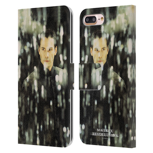The Matrix Revolutions Key Art Neo 1 Leather Book Wallet Case Cover For Apple iPhone 7 Plus / iPhone 8 Plus