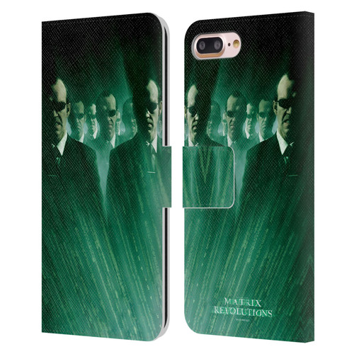 The Matrix Revolutions Key Art Smiths Leather Book Wallet Case Cover For Apple iPhone 7 Plus / iPhone 8 Plus