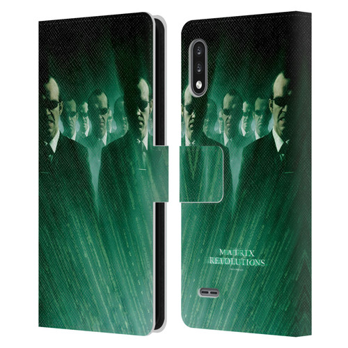 The Matrix Revolutions Key Art Smiths Leather Book Wallet Case Cover For LG K22