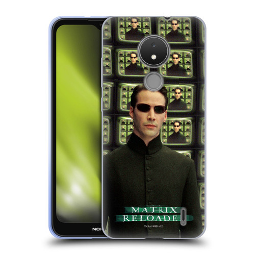 The Matrix Reloaded Key Art Neo 2 Soft Gel Case for Nokia C21