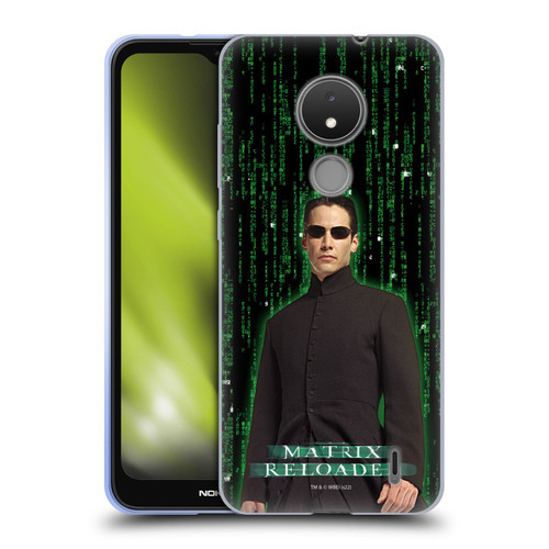 The Matrix Reloaded Key Art Neo 1 Soft Gel Case for Nokia C21