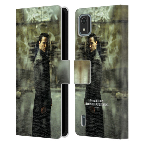 The Matrix Revolutions Key Art Neo 2 Leather Book Wallet Case Cover For Nokia C2 2nd Edition