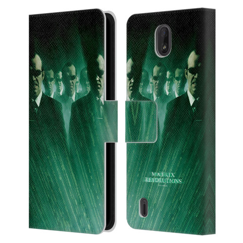 The Matrix Revolutions Key Art Smiths Leather Book Wallet Case Cover For Nokia C01 Plus/C1 2nd Edition