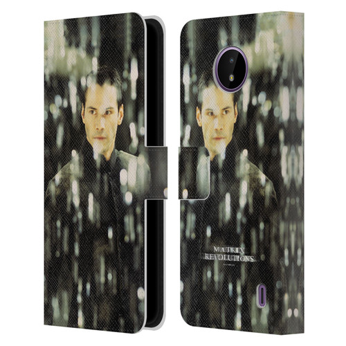 The Matrix Revolutions Key Art Neo 1 Leather Book Wallet Case Cover For Nokia C10 / C20