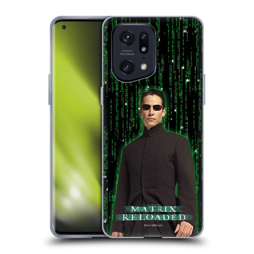 The Matrix Reloaded Key Art Neo 1 Soft Gel Case for OPPO Find X5 Pro