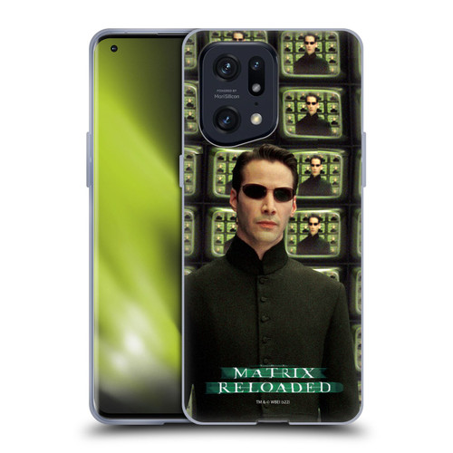 The Matrix Reloaded Key Art Neo 2 Soft Gel Case for OPPO Find X5 Pro