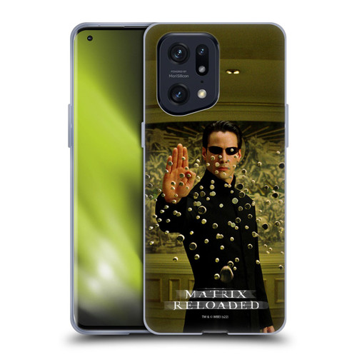 The Matrix Reloaded Key Art Neo 3 Soft Gel Case for OPPO Find X5 Pro