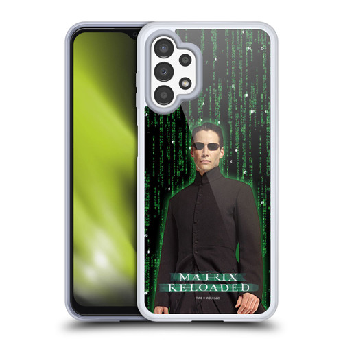 The Matrix Reloaded Key Art Neo 1 Soft Gel Case for Samsung Galaxy A13 (2022)