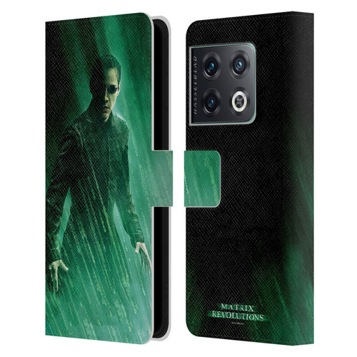 The Matrix Revolutions Key Art Neo 3 Leather Book Wallet Case Cover For OnePlus 10 Pro