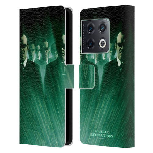 The Matrix Revolutions Key Art Smiths Leather Book Wallet Case Cover For OnePlus 10 Pro