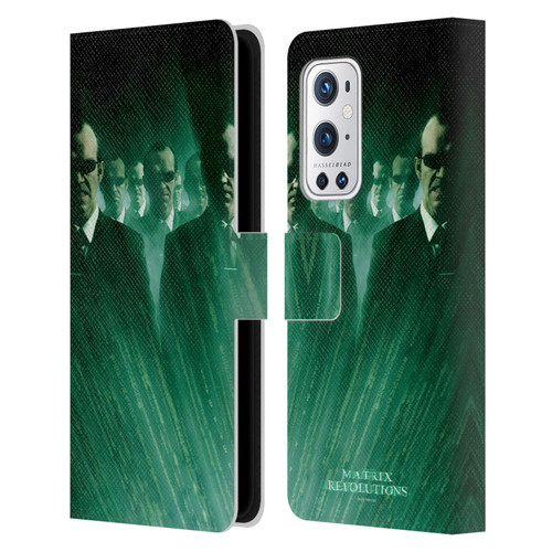 The Matrix Revolutions Key Art Smiths Leather Book Wallet Case Cover For OnePlus 9 Pro