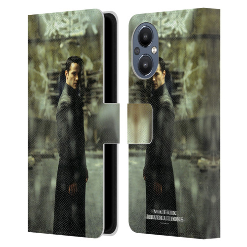 The Matrix Revolutions Key Art Neo 2 Leather Book Wallet Case Cover For OnePlus Nord N20 5G
