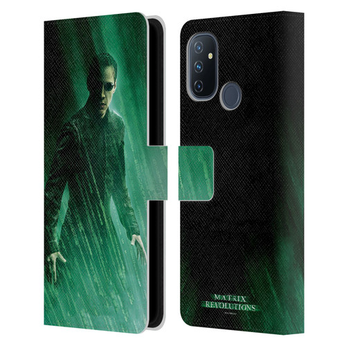 The Matrix Revolutions Key Art Neo 3 Leather Book Wallet Case Cover For OnePlus Nord N100