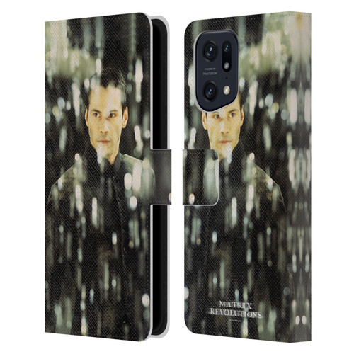 The Matrix Revolutions Key Art Neo 1 Leather Book Wallet Case Cover For OPPO Find X5