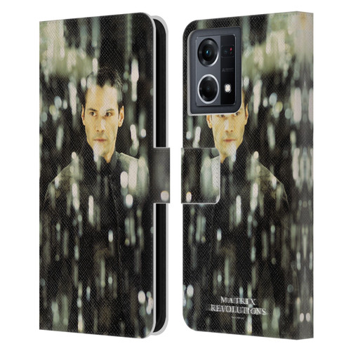 The Matrix Revolutions Key Art Neo 1 Leather Book Wallet Case Cover For OPPO Reno8 4G