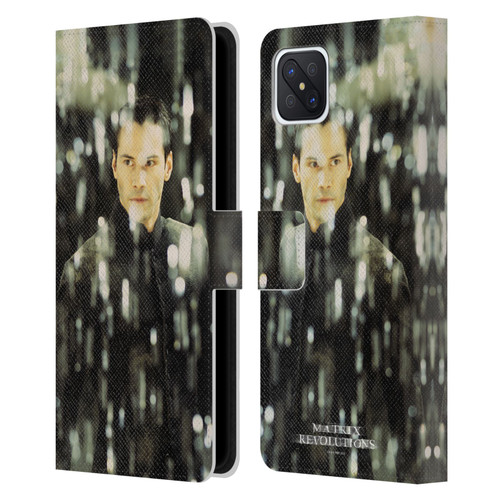 The Matrix Revolutions Key Art Neo 1 Leather Book Wallet Case Cover For OPPO Reno4 Z 5G