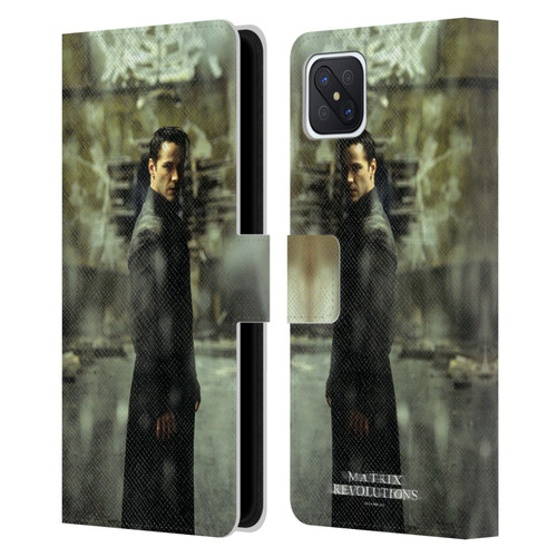 The Matrix Revolutions Key Art Neo 2 Leather Book Wallet Case Cover For OPPO Reno4 Z 5G