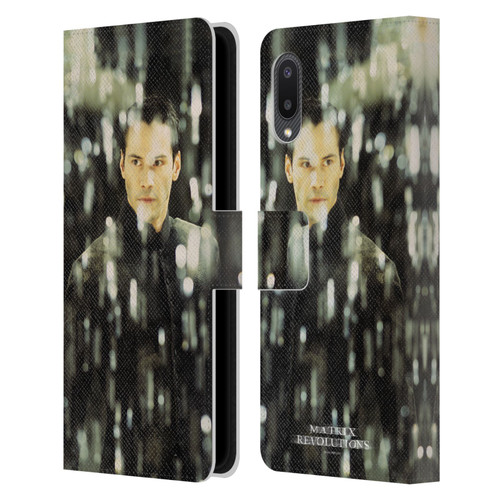 The Matrix Revolutions Key Art Neo 1 Leather Book Wallet Case Cover For Samsung Galaxy A02/M02 (2021)