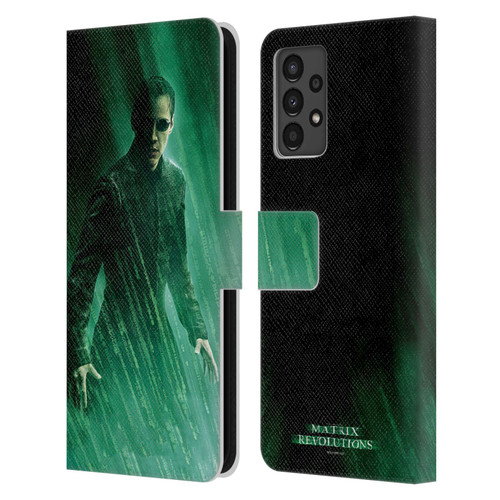 The Matrix Revolutions Key Art Neo 3 Leather Book Wallet Case Cover For Samsung Galaxy A13 (2022)