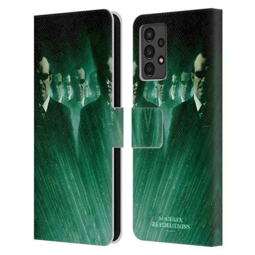 The Matrix Revolutions Key Art Smiths Leather Book Wallet Case Cover For Samsung Galaxy A13 (2022)