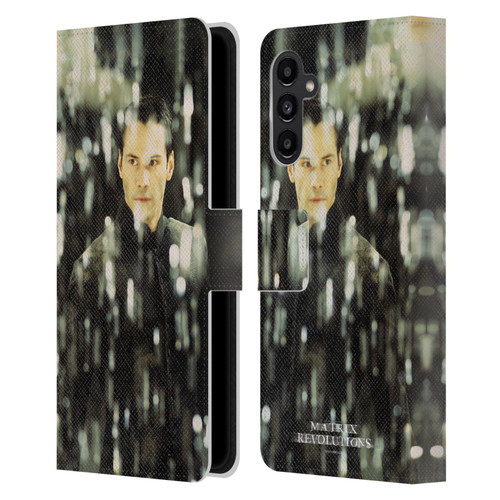 The Matrix Revolutions Key Art Neo 1 Leather Book Wallet Case Cover For Samsung Galaxy A13 5G (2021)