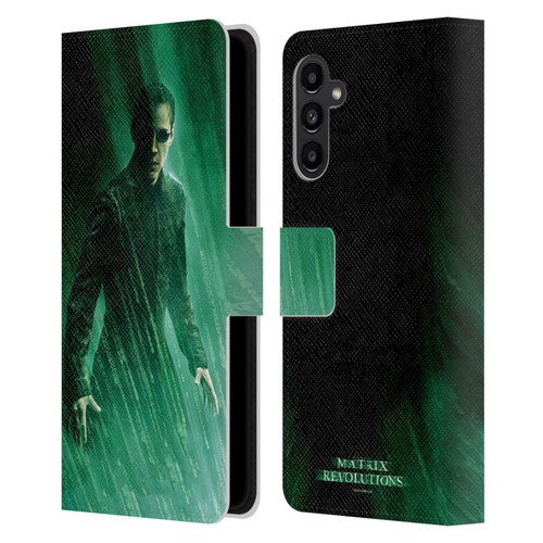 The Matrix Revolutions Key Art Neo 3 Leather Book Wallet Case Cover For Samsung Galaxy A13 5G (2021)