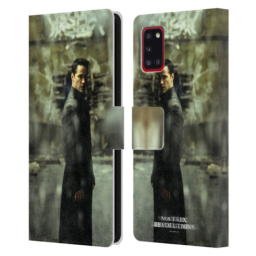 The Matrix Revolutions Key Art Neo 2 Leather Book Wallet Case Cover For Samsung Galaxy A31 (2020)