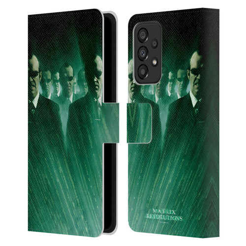 The Matrix Revolutions Key Art Smiths Leather Book Wallet Case Cover For Samsung Galaxy A33 5G (2022)