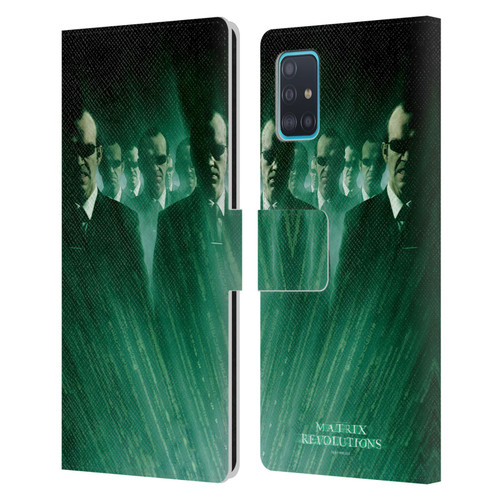 The Matrix Revolutions Key Art Smiths Leather Book Wallet Case Cover For Samsung Galaxy A51 (2019)