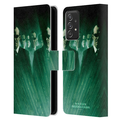The Matrix Revolutions Key Art Smiths Leather Book Wallet Case Cover For Samsung Galaxy A52 / A52s / 5G (2021)