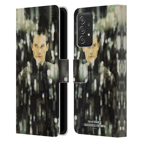 The Matrix Revolutions Key Art Neo 1 Leather Book Wallet Case Cover For Samsung Galaxy A53 5G (2022)