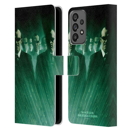 The Matrix Revolutions Key Art Smiths Leather Book Wallet Case Cover For Samsung Galaxy A73 5G (2022)