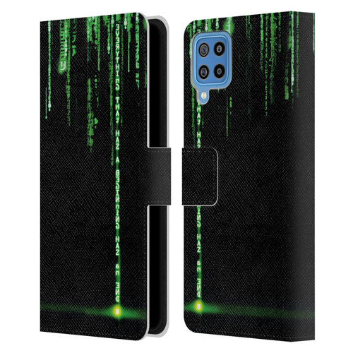 The Matrix Revolutions Key Art Everything That Has Beginning Leather Book Wallet Case Cover For Samsung Galaxy F22 (2021)