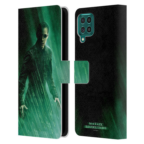 The Matrix Revolutions Key Art Neo 3 Leather Book Wallet Case Cover For Samsung Galaxy F62 (2021)
