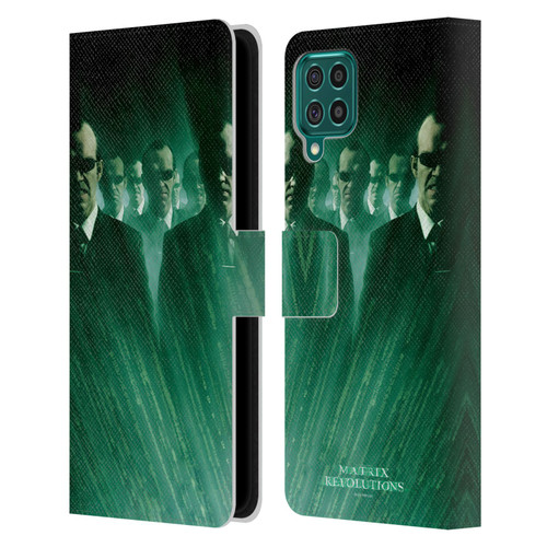 The Matrix Revolutions Key Art Smiths Leather Book Wallet Case Cover For Samsung Galaxy F62 (2021)