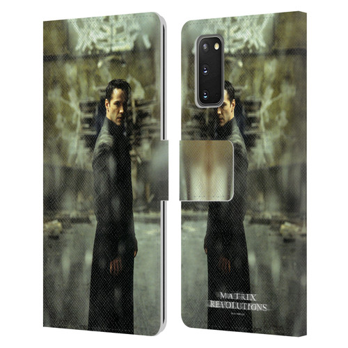 The Matrix Revolutions Key Art Neo 2 Leather Book Wallet Case Cover For Samsung Galaxy S20 / S20 5G