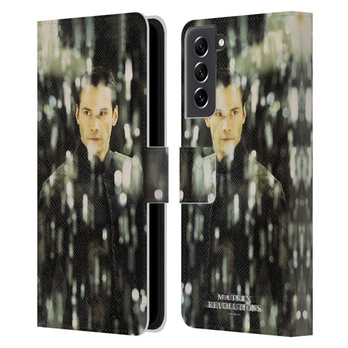 The Matrix Revolutions Key Art Neo 1 Leather Book Wallet Case Cover For Samsung Galaxy S21 FE 5G