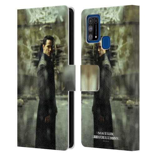 The Matrix Revolutions Key Art Neo 2 Leather Book Wallet Case Cover For Samsung Galaxy M31 (2020)