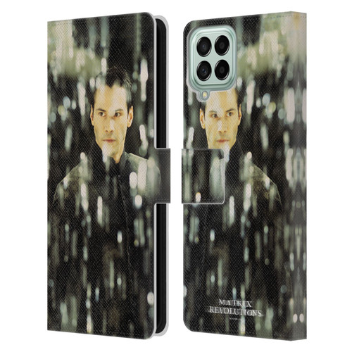 The Matrix Revolutions Key Art Neo 1 Leather Book Wallet Case Cover For Samsung Galaxy M33 (2022)