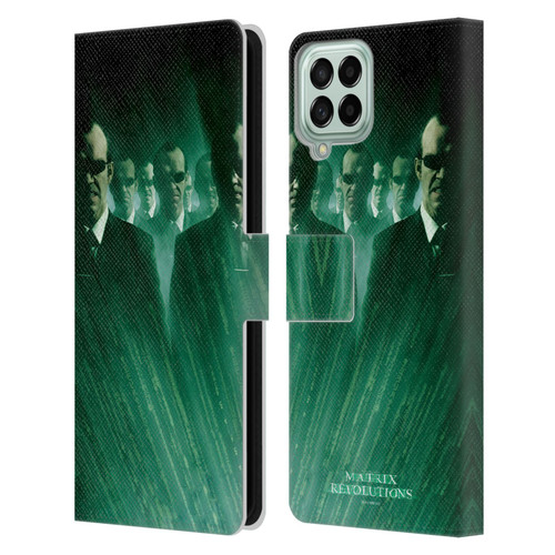 The Matrix Revolutions Key Art Smiths Leather Book Wallet Case Cover For Samsung Galaxy M33 (2022)
