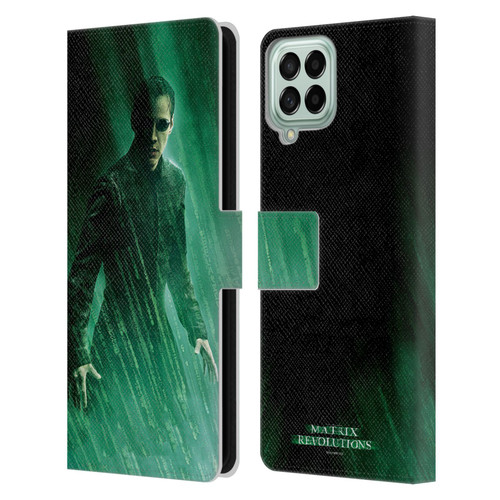 The Matrix Revolutions Key Art Neo 3 Leather Book Wallet Case Cover For Samsung Galaxy M53 (2022)